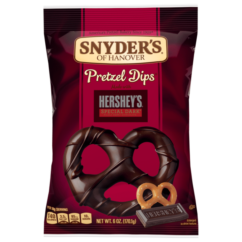 Snyders Of Hanover Pretzel Dips Dark Chocolate 6 Oz Instacart 