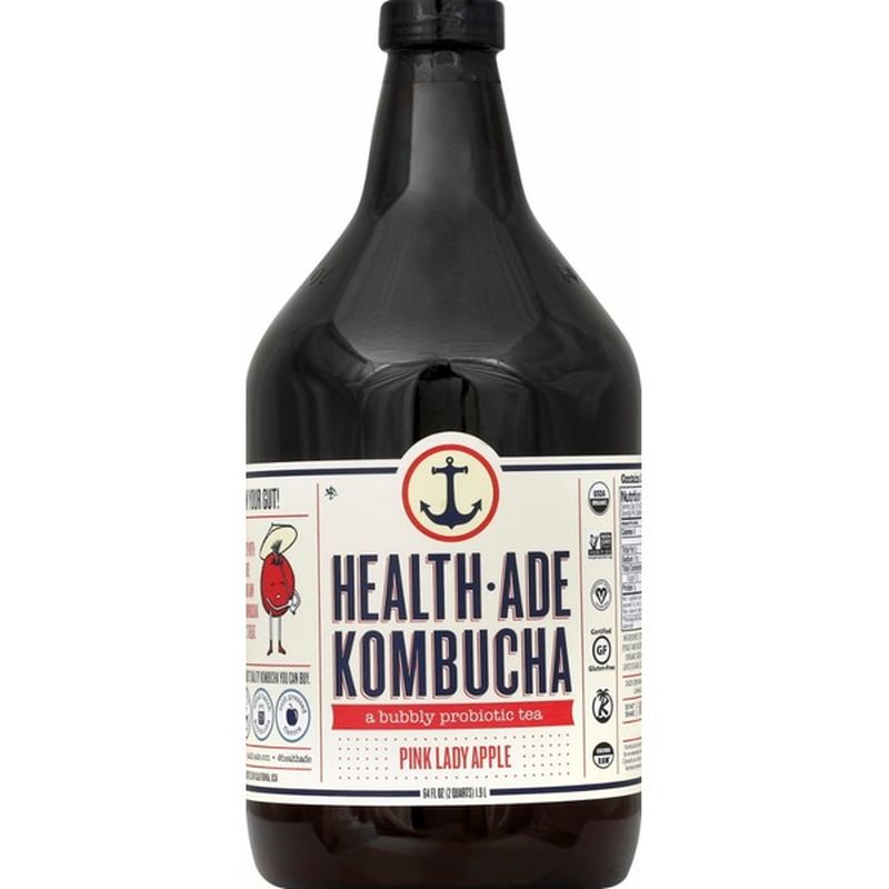 Health Ade Kombucha, Pink Lady Apple (64 oz) from Kroger Instacart