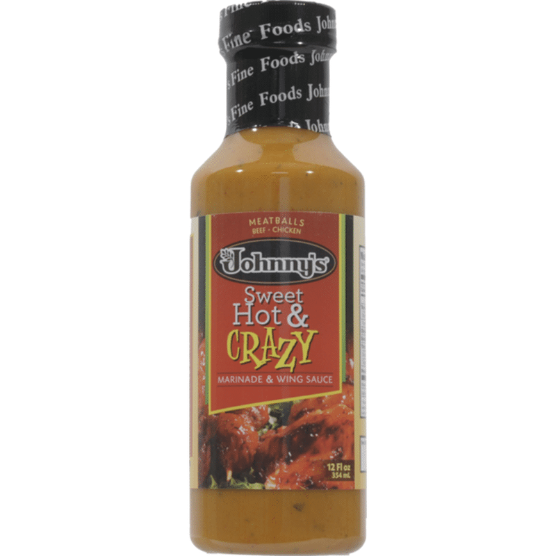 Johnny's Jamaica Me Sweet Hot & Crazy Marinade & Wing Sauce (12 fl oz