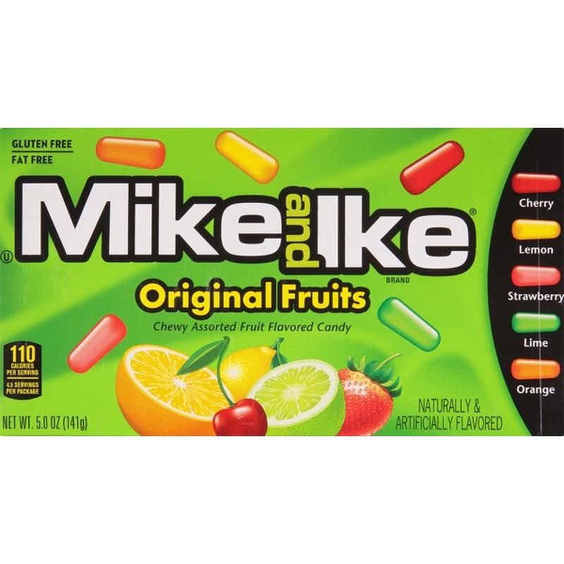 Mike and Ike Candy, Original Fruits