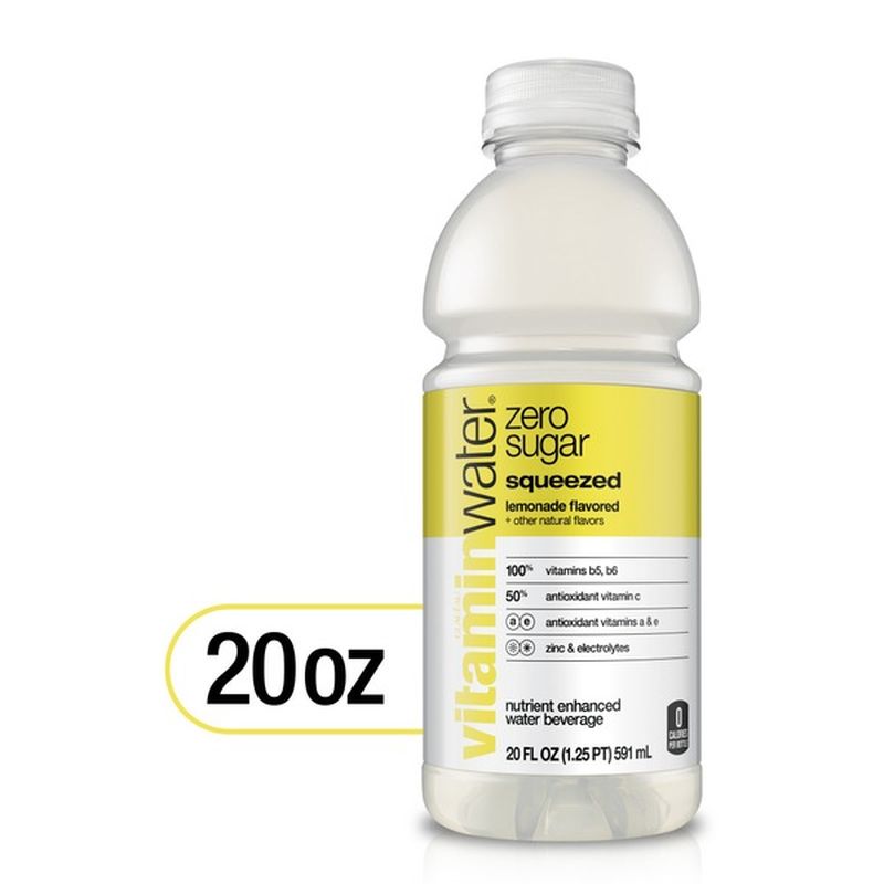 Glaceau Vitaminwater Vitaminwater Zero Squeezed Lemonade Fl Oz Instacart