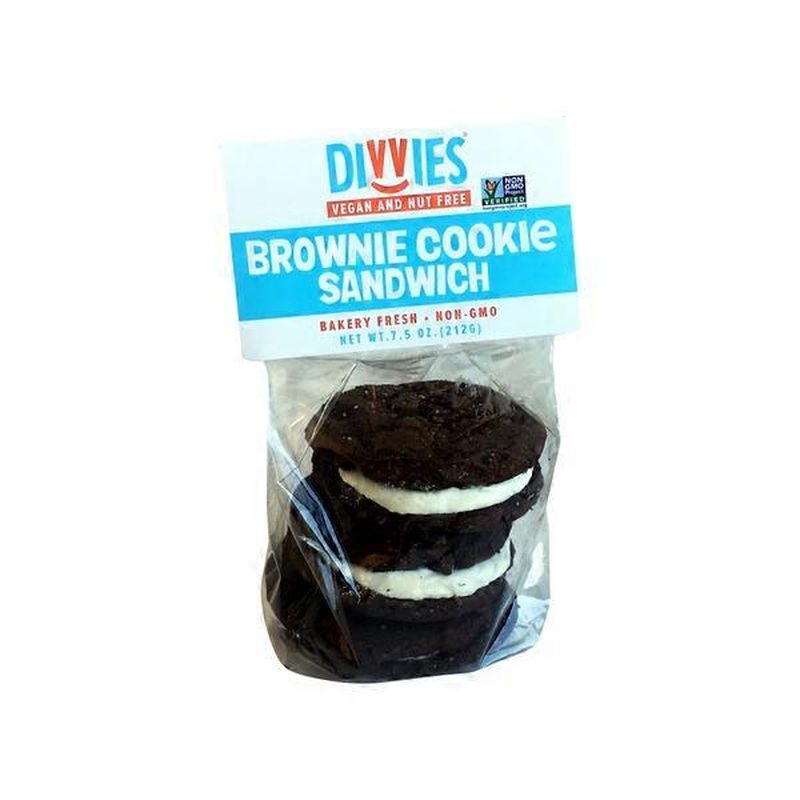 Divvies Made To Share Cookie Sandwiches, Brownie With Vanilla (7.5 fl
