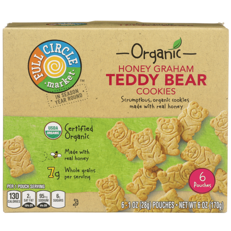 Full Circle Market Honey Graham Teddy Bear Cookies (6 oz) Instacart
