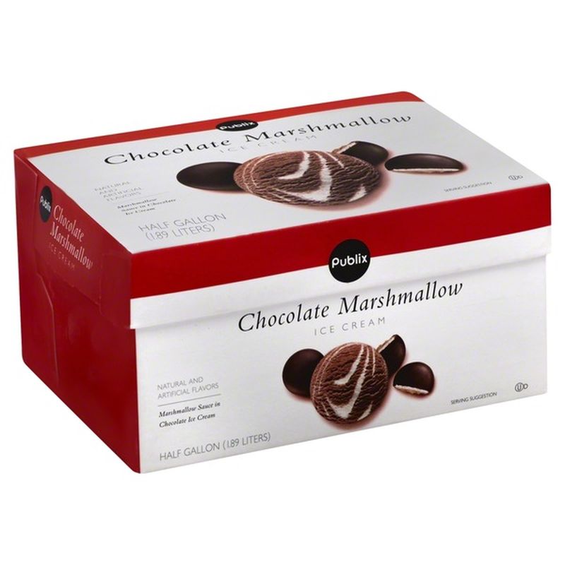 Publix Chocolate Marshmallow Ice Cream (1/2 gal) from Publix Instacart