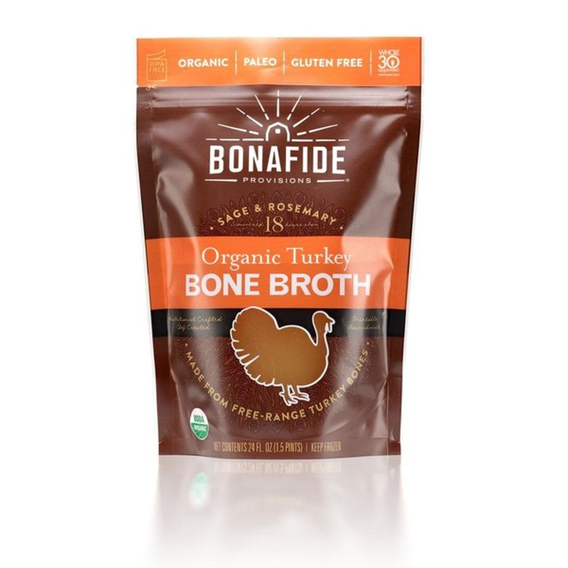 Bonafide Provisions Organic Turkey Bone Broth made from Free Range