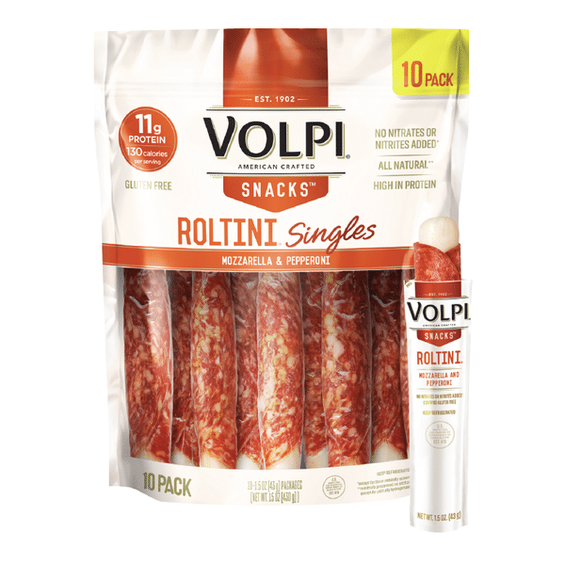 Volpi Mozzarella & Pepperoni Single Snacks (15 oz) Instacart