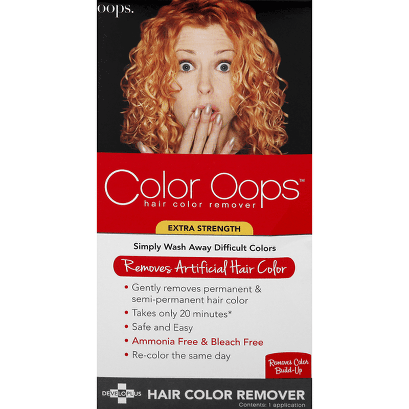 color oops hair color remover safe on skin