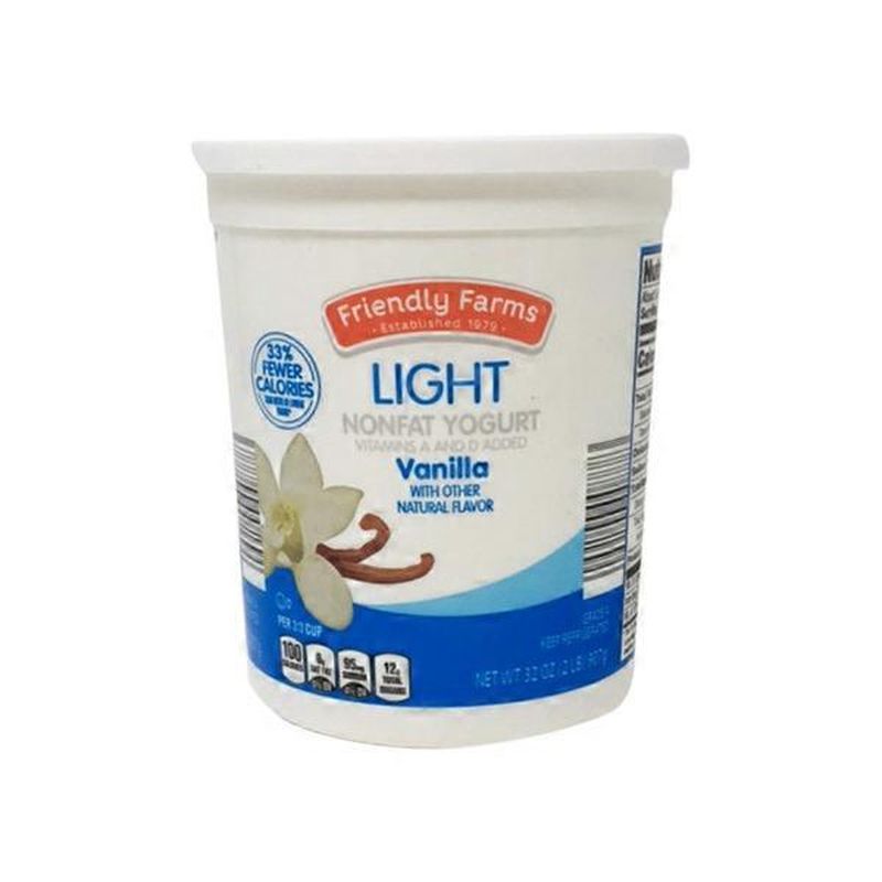 Friendly Farms Nonfat Vanilla Yogurt (32 oz) Instacart