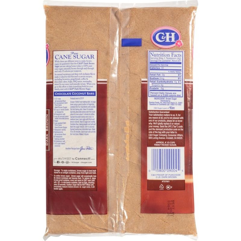 C&H Dark Brown Pure Cane Sugar (32 oz) from Walmart - Instacart