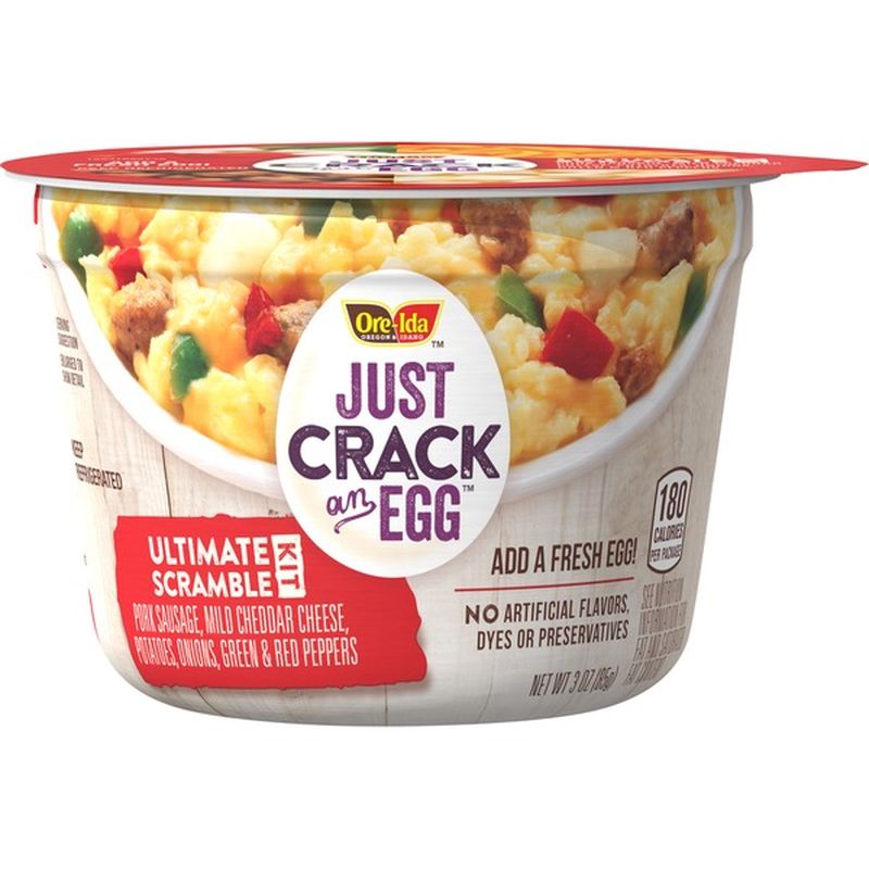 Just Crack An Egg Ultimate Scramble Kit Breakfast Bowls (3 oz) from