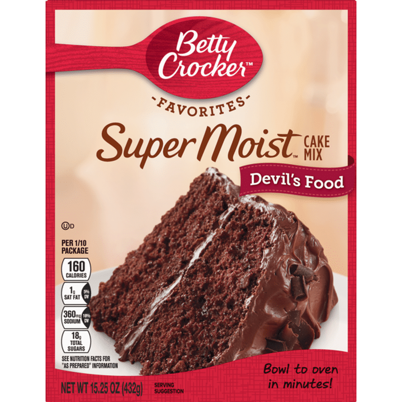 Duncan Hines Devils Food Cake Mix Nutrition - Cake Walls