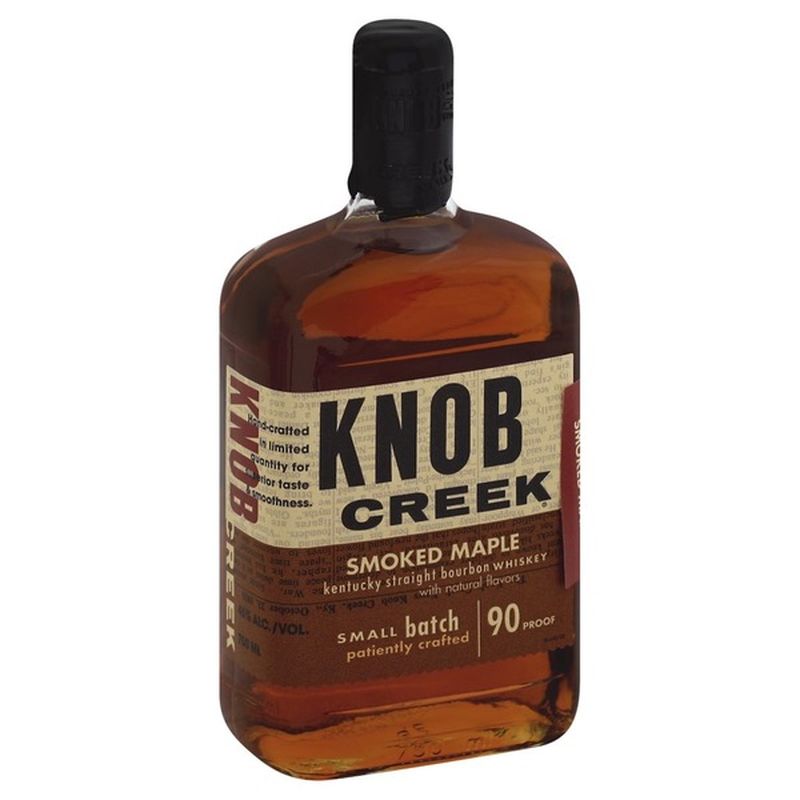 Knob Creek Whiskey, Bourbon, Kentucky Straight, Smoked Maple (750 ml