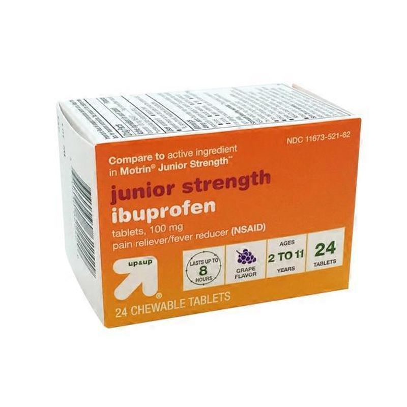 Up&Up Junior Strength Ibuprofen 100 Mg Pain Reliever / Fever Reducer ...