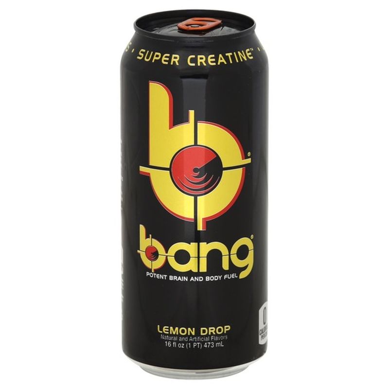 Bang Energy Drink, Lemon Drop (16 Oz) From H-E-B - Instacart