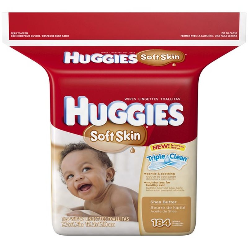 huggies shea butter wipes