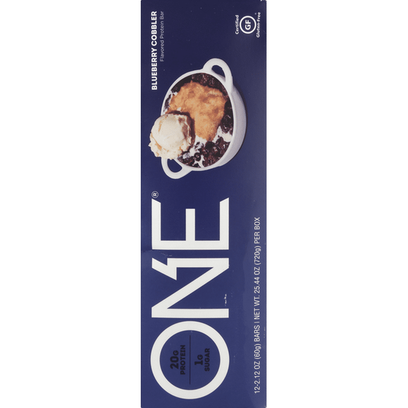One Protein Bar Blueberry Cobbler Flavored 12 Each Instacart