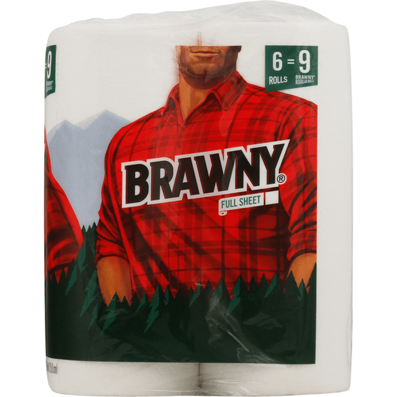 Brawny Paper Towels, Full Sheet, 2Ply (6 each) Instacart