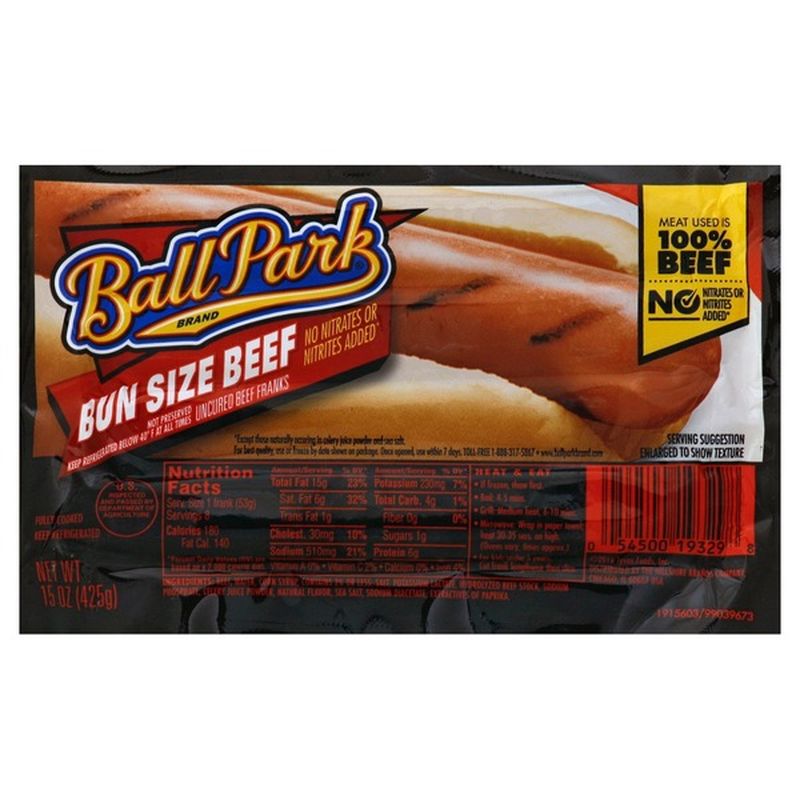 Ball Park Bun Size Beef Franks (14 oz) from Key Food Instacart
