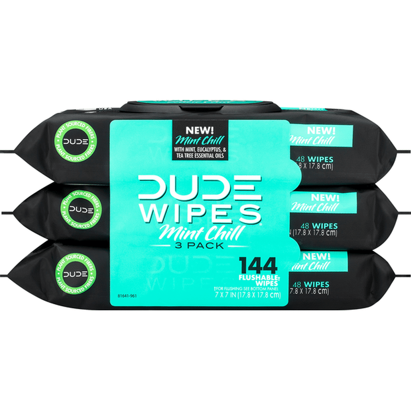 large flushable wipes for adults
