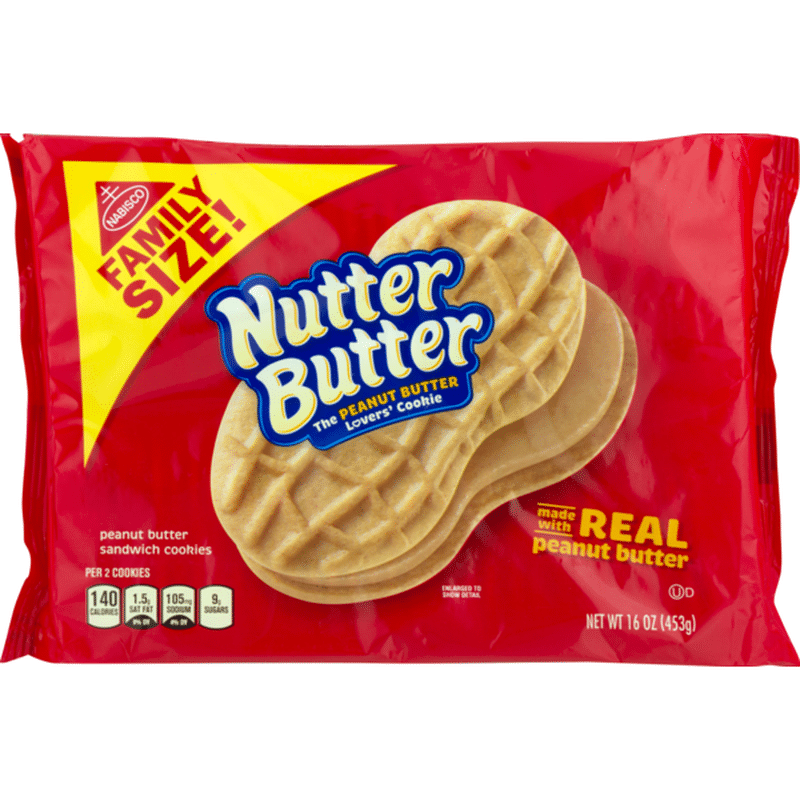 Nabisco Peanut Butter Sandwich Cookies (16 oz) from ALDI Instacart