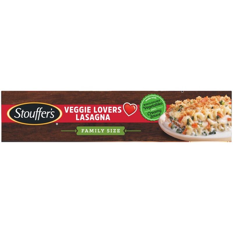 Stouffer's Family Size Veggie Lovers Lasagna Frozen Meal (37.5 oz) from ...