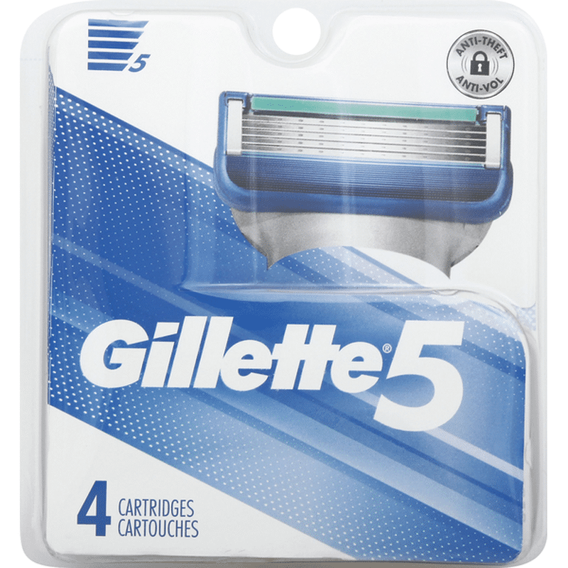 Gillette Men'S Razor Blade Refills (4 ct) - Instacart