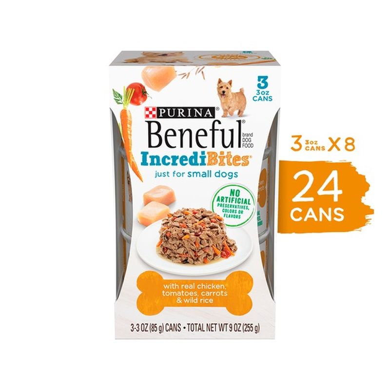 Purina Beneful Small Breed Wet Dog Food, IncrediBites With Chicken (9