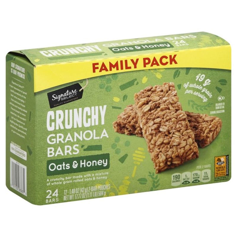 Signature Select Crunchy Granola Bars (17.77 oz) from Safeway Instacart