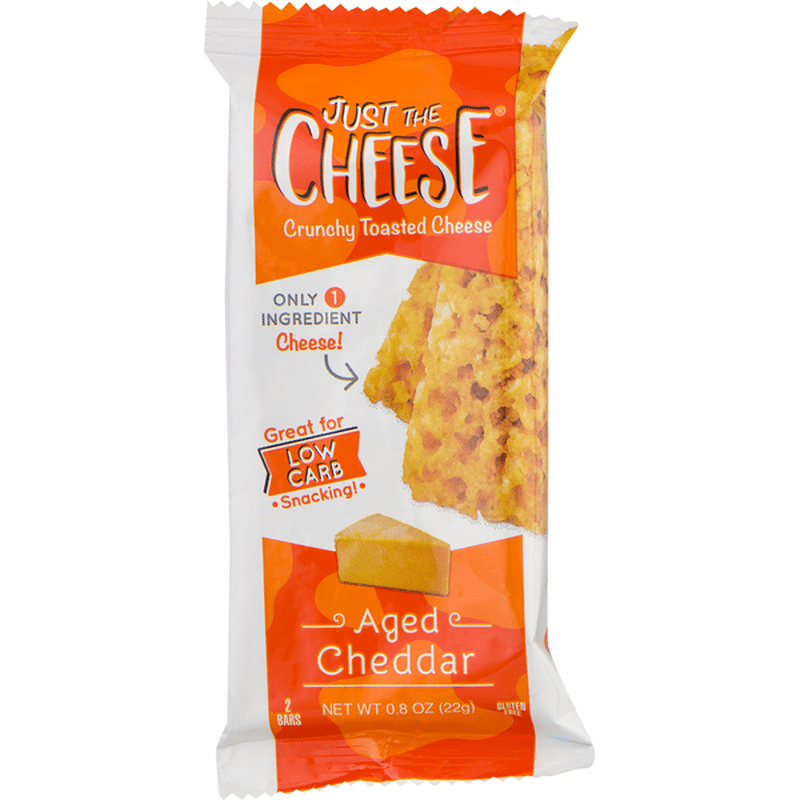 Just The Cheese Cheese Bars, Aged Cheddar (2 each) Instacart