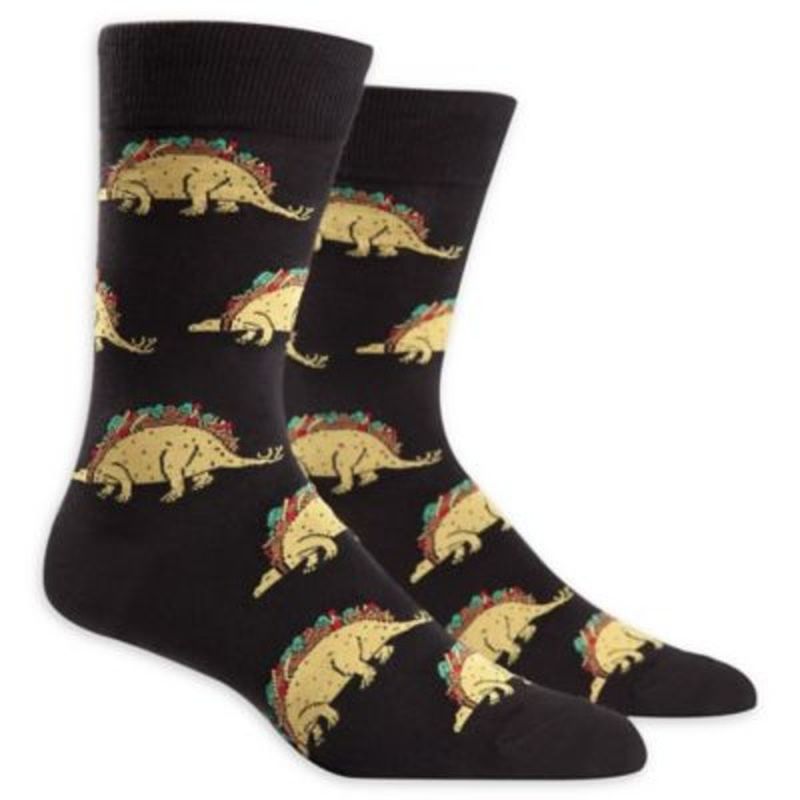 Sock It To Me Tacosaurus Mens Crew Socks