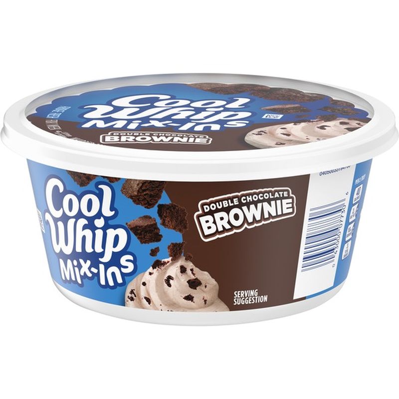 Cool Whip Mix-Ins Double Chocolate Brownie Whipped Topping (8 oz ...