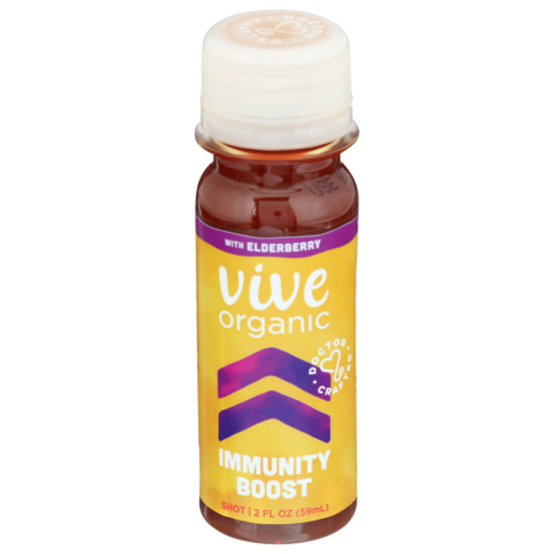 Vive Organic Shot, With Elderberry, Immunity Boost (2 Oz) - Instacart