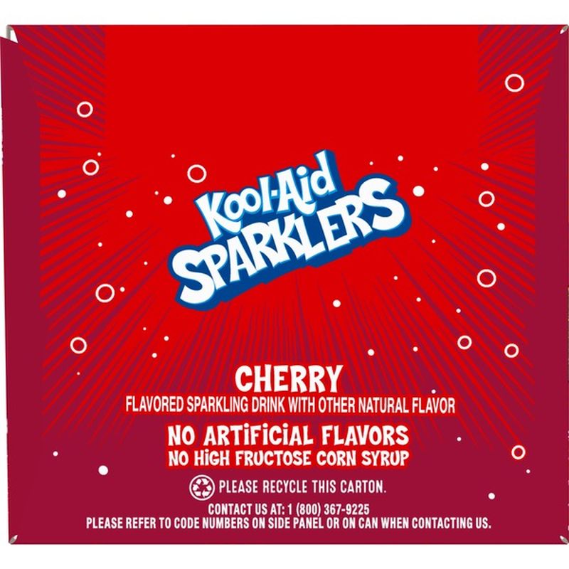 KoolAid Sparklers Cherry Flavored Sparkling Drink (7.5 fl oz) Instacart
