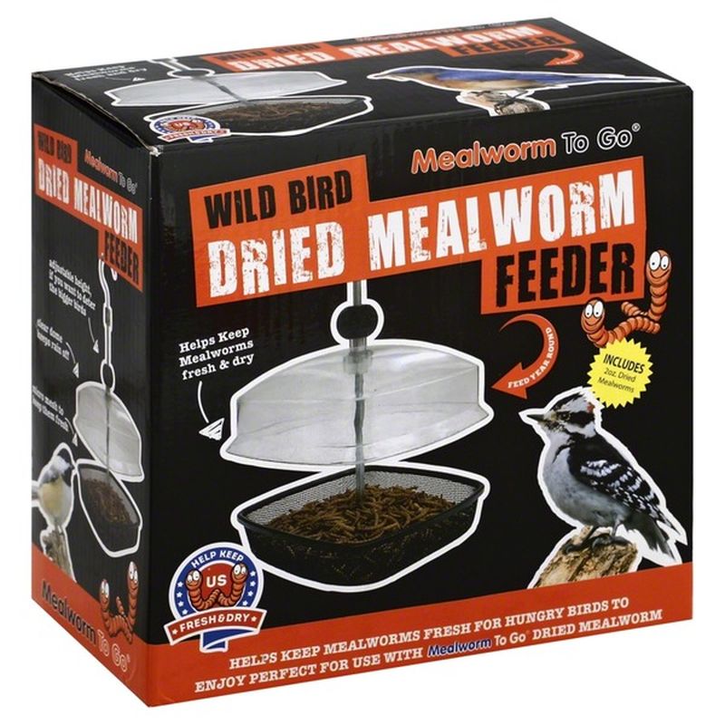 Mealworm To Go Wild Bird Feeder, Dried Mealworm (each) Instacart