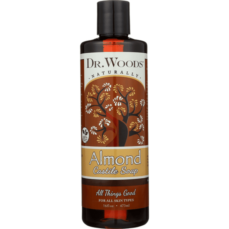 Dr. Woods Soaps Castile Liquid Soap Almond