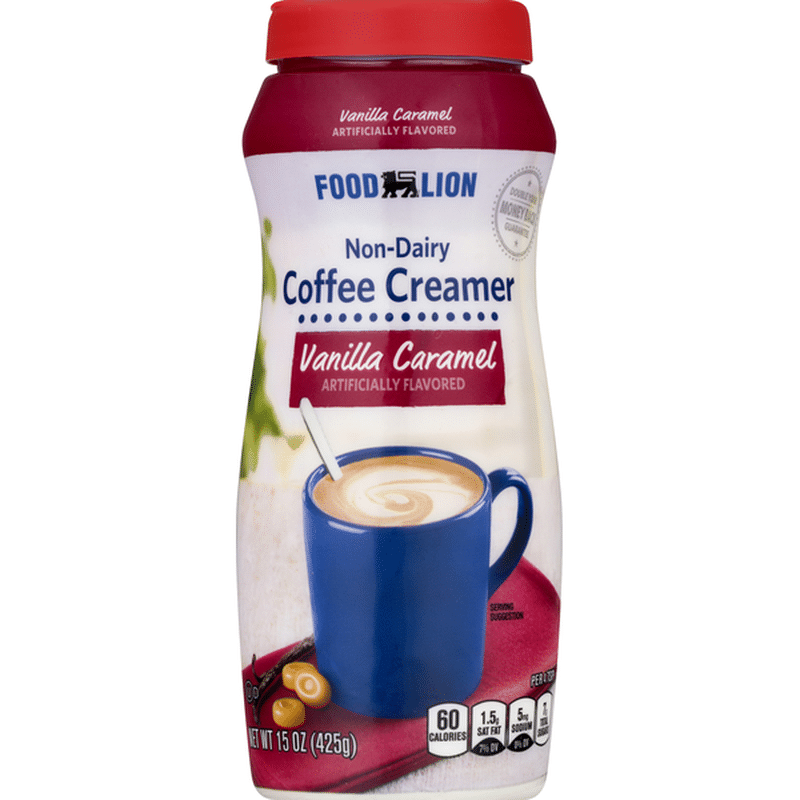 Food Lion Coffee Creamer, NonDairy, Vanilla Caramel (15 oz) Instacart