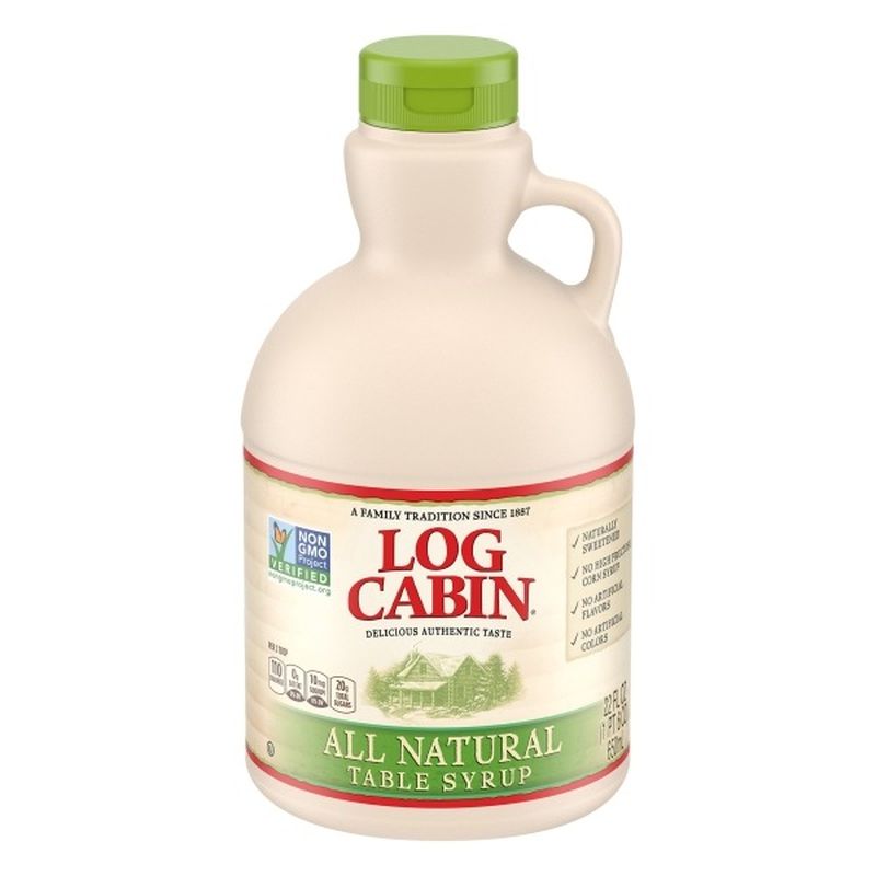  Log  Cabin  All  Natural  Table Syrup  22 fl oz from Wegmans 
