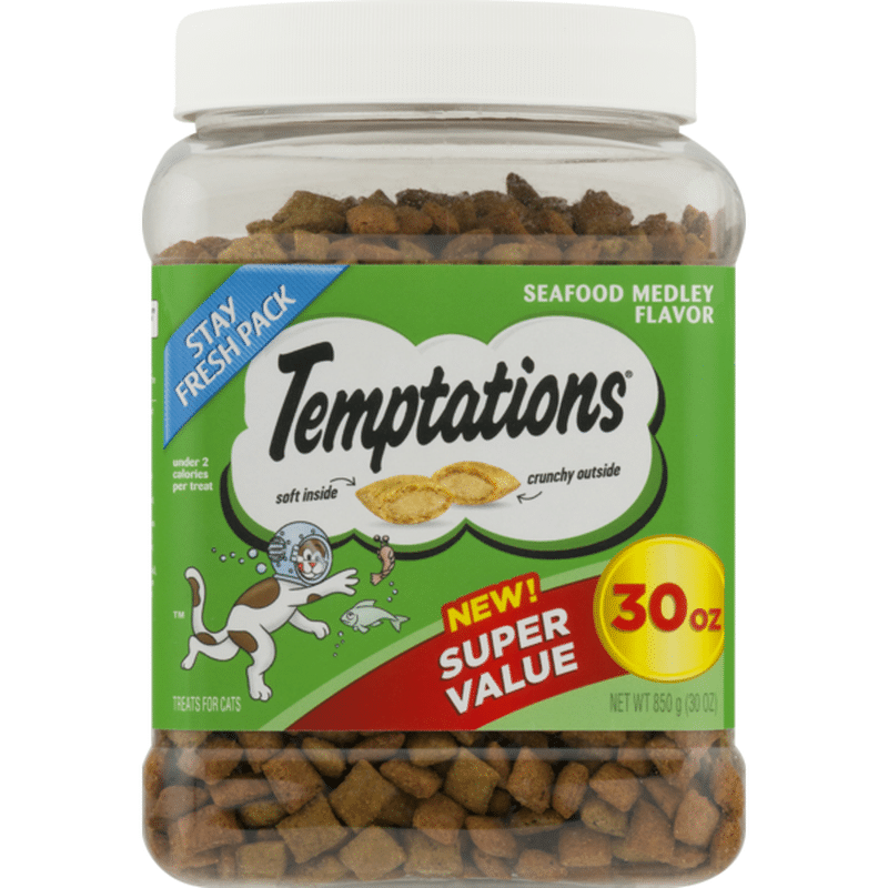 Temptations Seafood Medley Flavor Cat Treats (30 oz) from Stater Bros