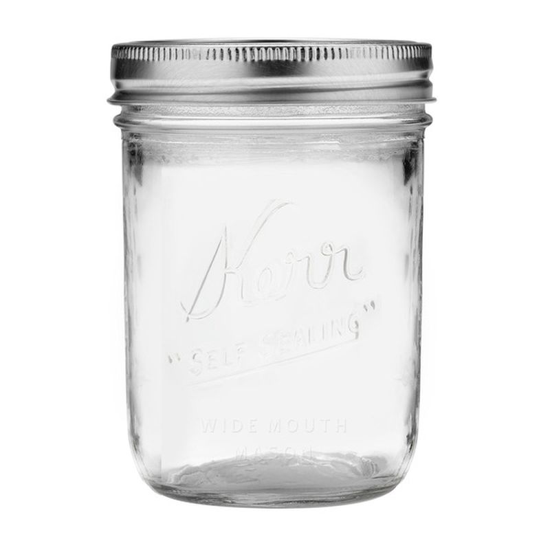 Kerr Mason Jars, Wide Mouth, Pint (12 ct) from Walmart Instacart