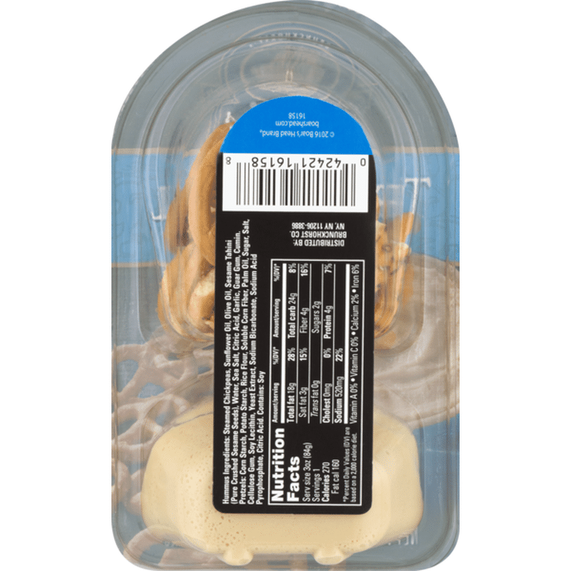 Boar's Head Hummus & Pretzels Traditional (3 oz) Instacart