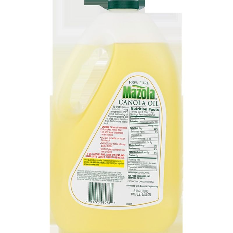 Mazola Canola Oil, 100 Pure (1 gal) Instacart