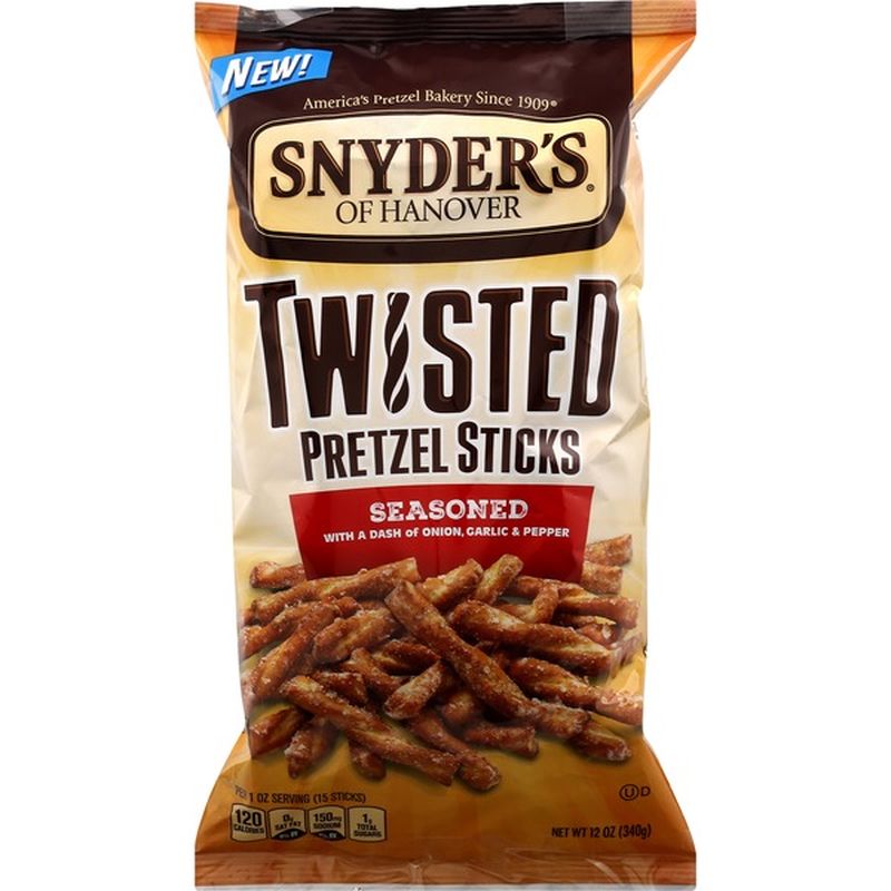 Snyder's of Hanover® Seasoned Twisted Pretzel Sticks (12 oz) Instacart