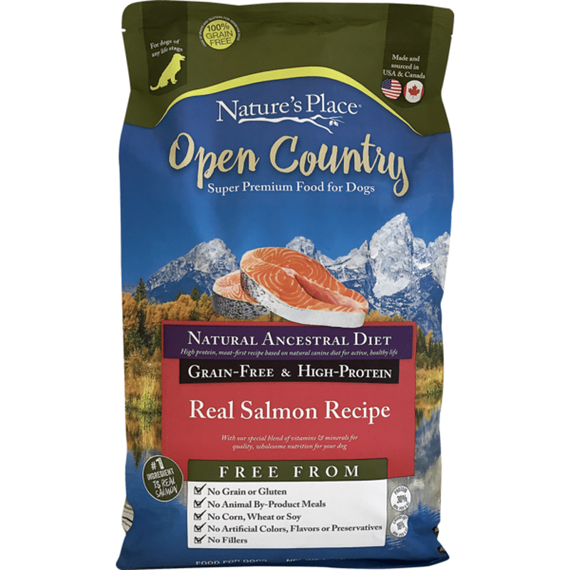 Nature's Place Open Country Salmon Dog Food (11 lb) Instacart