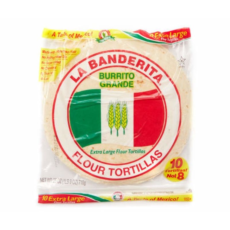 La Banderita Burrito Grande Flour Tortillas (25 oz) Instacart