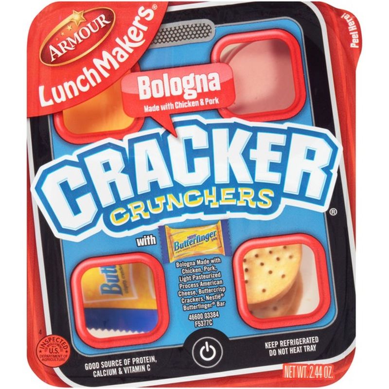 Armour LunchMakers Bologna Cracker Crunchers (2.6 oz) Instacart