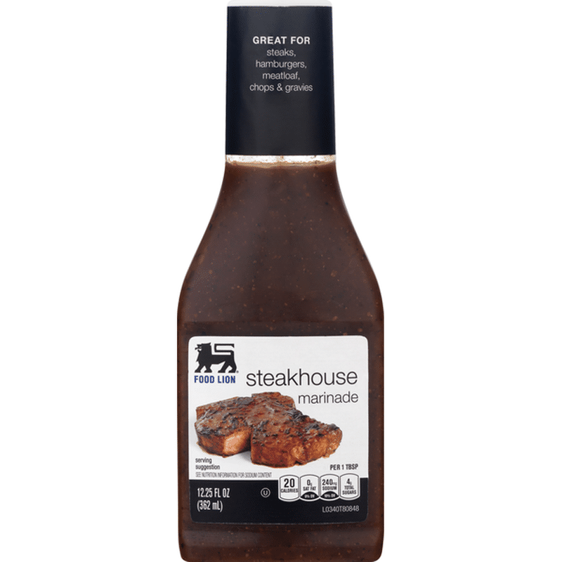 Food Lion Marinade Steakhouse 12 25 Oz Instacart