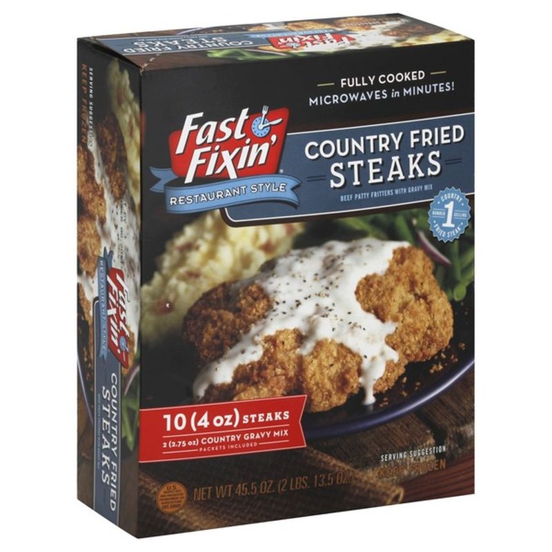 Fast Fixin Country Fried Steaks (45.5 oz) - Instacart