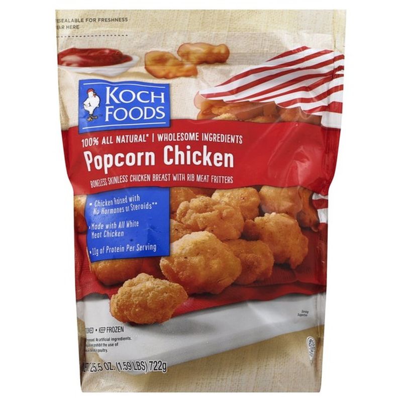 Koch Foods Chicken, Popcorn (25.5 oz) - Instacart