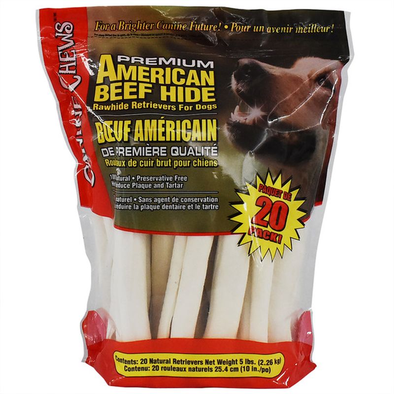 canine chews premium beefhide