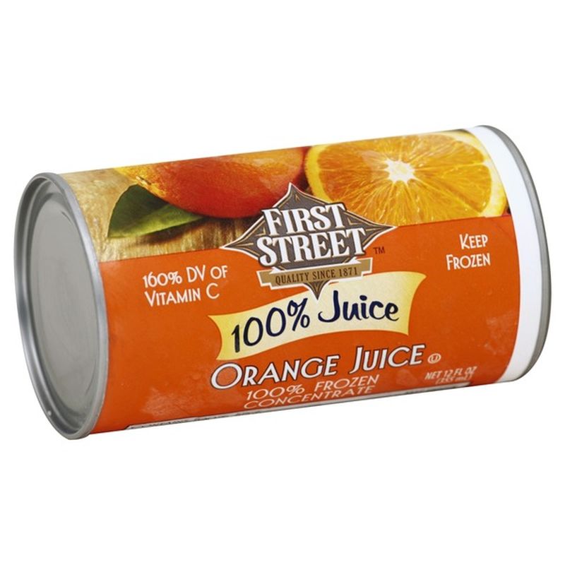 First Street 100 Orange Juice Frozen Concentrated (12 oz) Instacart